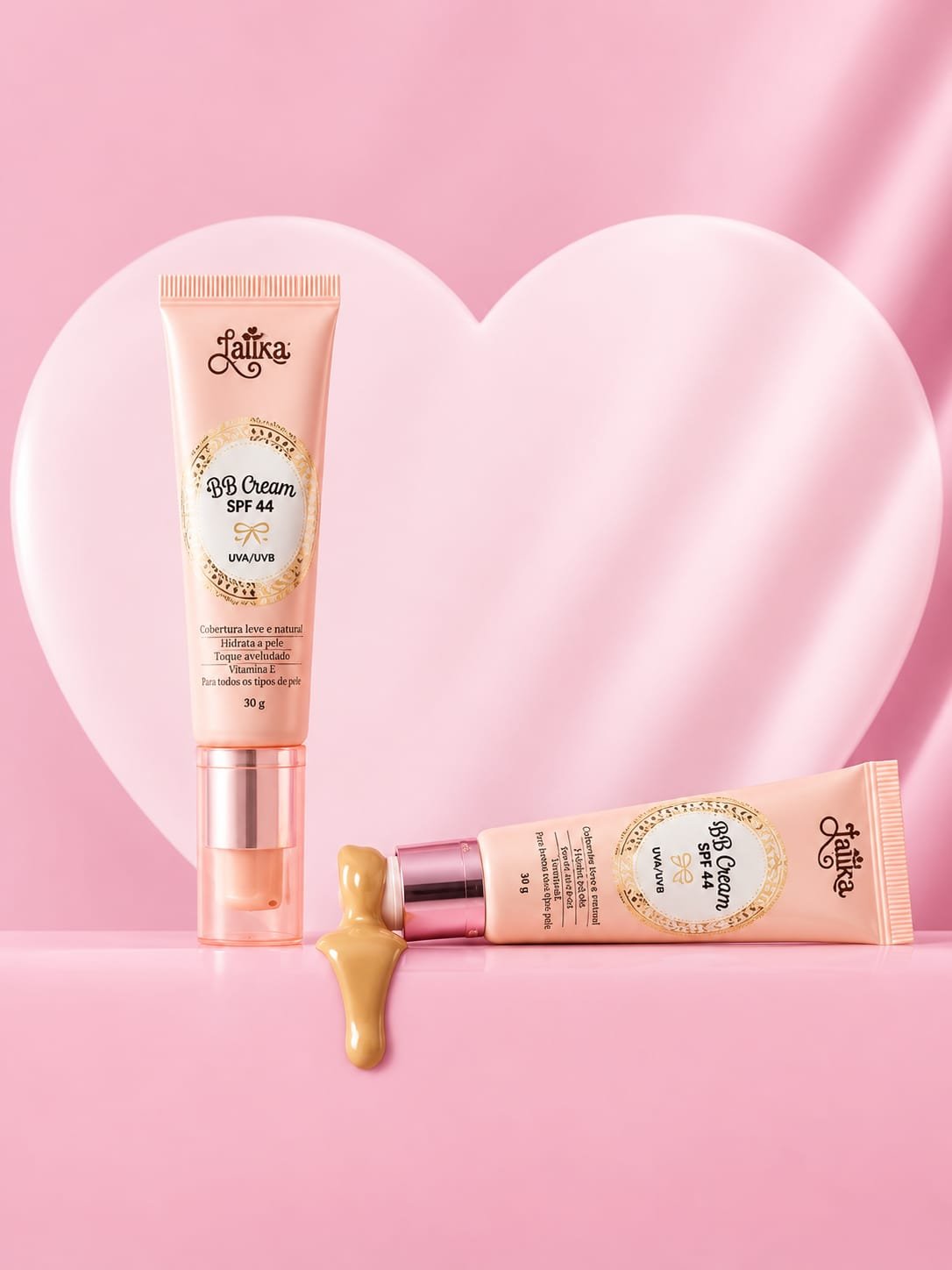 BB Cream em embalagem rosada